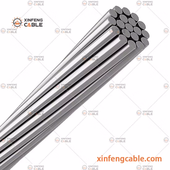 Cabo Almelec de liga de alumínio 34,4 mm2 54,6 mm2 70 mm2 AAC AAAC CAA Acar Bcc Accc Todos os condutores de alumínio Liga aérea Condutor desencapado (95 mm e personalizado)