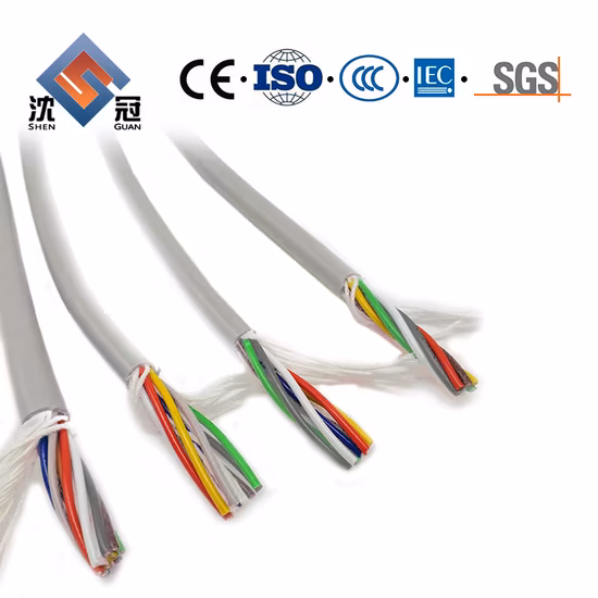 Cabo flexível do controle XLPE bonde PVC borracha cobre ABC isolou o cabo AAAC AAC