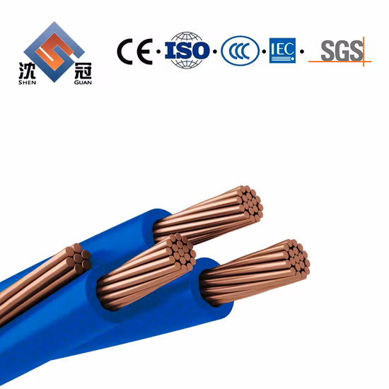 Shenguan PVC/Cabo isolado em XLPE Controle flexível para construção de fio elétrico Cabo de alimentação de baixa tensão Cabo subterrâneo