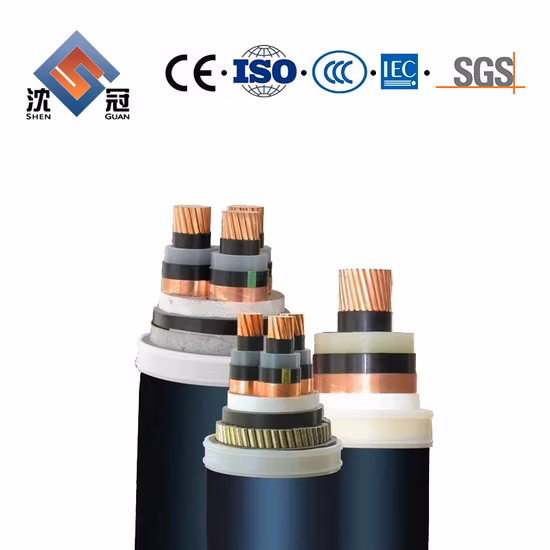 Shenguan Cobre Power XLPE/PVC Isolado 4 Núcleos 25mm 70mm 16mm Swa Blindado Elétrico de Baixa Tensão Cabo de Alimentação Cabo Subterrâneo