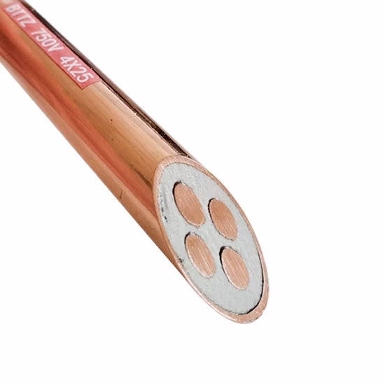Tipo Bttz resistente ao fogo 750V Micc mineral isolado cabo de alimentação de alumínio controle Cppper fio elétrico cabo coaxial cabo de alimentação