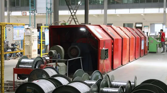 Cabo Caa Condutores de alumínio nus Condutores reforçados com aço para transmissão de energia